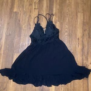 Black Flowy Dress